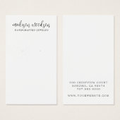 Eenvoudige handtekening waarmee u een DisplayCard  Visitekaartje (Voorkant /achterkant)