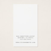 Eenvoudige handtekening waarmee u een DisplayCard  Visitekaartje (Achterkant)