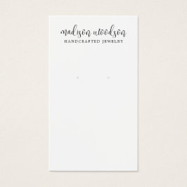 Eenvoudige handtekening waarmee u een DisplayCard  Visitekaartje