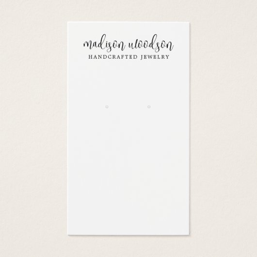 Eenvoudige handtekening waarmee u een DisplayCard  Visitekaartje (Voorkant)