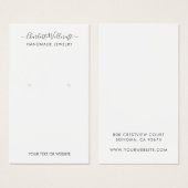 Eenvoudige handtekening waarmee u een DisplayCard Visitekaartje (Voorkant /achterkant)