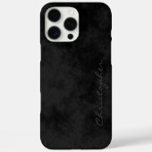 Eenvoudige handtekening, zwart Case-Mate iPhone case (Achterkant)