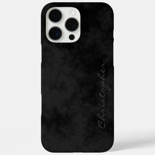 Eenvoudige handtekening, zwart Case-Mate iPhone case (Achterkant)
