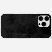 Eenvoudige handtekening, zwart Case-Mate iPhone case (Achterkant (horizontaal))