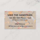 Eenvoudige Handyman Visitekaartjes gereedschap ach (Voorkant)