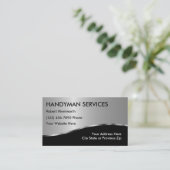 Eenvoudige handymansVisitekaartjes Visitekaartje (Staand voorkant)