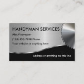 Eenvoudige handymansVisitekaartjes Visitekaartje (Voorkant)