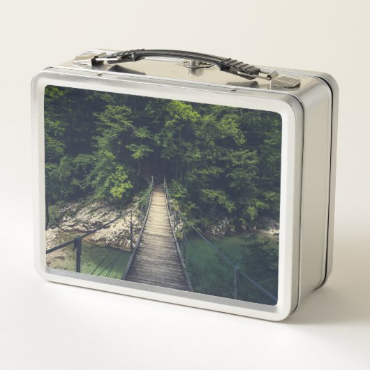 Eenvoudige hangbrug over de Idrijca, handschoen (Achterkant)