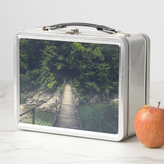 Eenvoudige hangbrug over de Idrijca, handschoen (In situ)