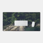 Eenvoudige hangbrug over de Idrijca, handschoen Bureaumat (Keyboard & Muis)