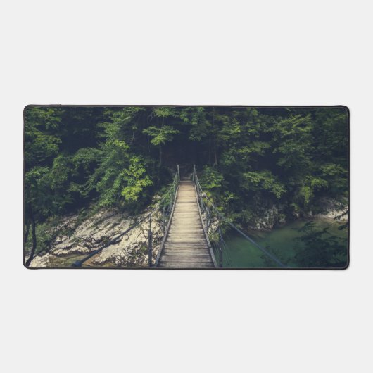 Eenvoudige hangbrug over de Idrijca, handschoen Bureaumat (Voorkant)