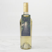 Eenvoudige hangbrug over de Idrijca, handschoen Flessenhanger (Op fles)