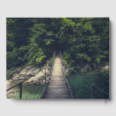 Eenvoudige hangbrug over de Idrijca, handschoen Gastenboek (Achterkant)