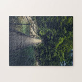 Eenvoudige hangbrug over de Idrijca, handschoen Legpuzzel (Horizontaal)