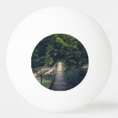 Eenvoudige hangbrug over de Idrijca, handschoen Pingpongbal (Voorkant)