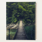 Eenvoudige hangbrug over de Idrijca, handschoen Planner (Achterkant)