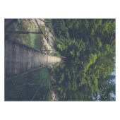 Eenvoudige hangbrug over de Idrijca, handschoen Tafelkleed (Voorkant (Horizontaal))