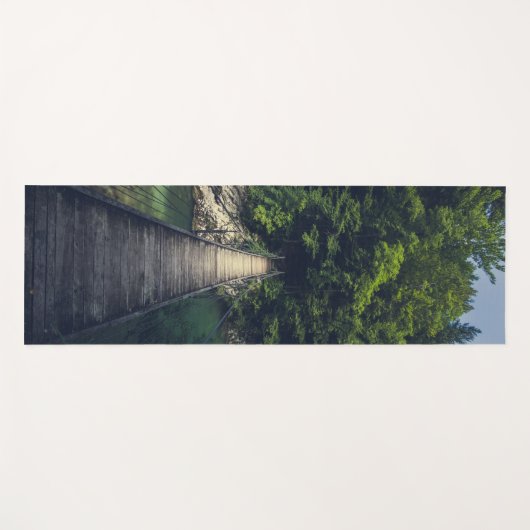 Eenvoudige hangbrug over de Idrijca, handschoen Yogamat (Voorkant (horizontaal))