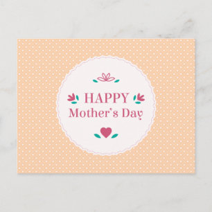 Eenvoudige Happy Moederdag BRIEFKAART