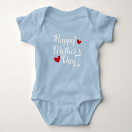 Eenvoudige Happy Moederdag kalligrafie | Bodysuit