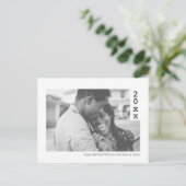 Eenvoudige Happy Nieuwjaarsfoto op maat Briefkaart (Staand voorkant)