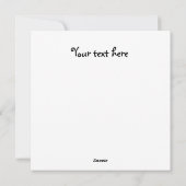 Eenvoudige Happy Thanksgiving Pompoen Feestdagenkaart (Achterkant)