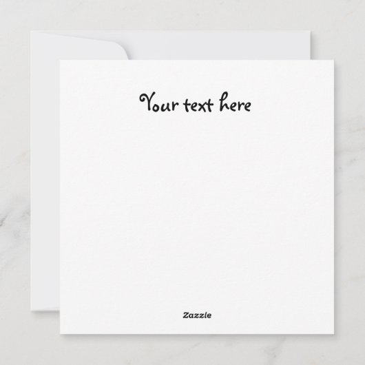 Eenvoudige Happy Thanksgiving Pompoen Feestdagenkaart (Achterkant)