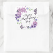 Eenvoudige Happy Thanksgiving Vlinders Sticker Sea (Tas)