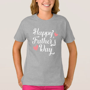 Eenvoudige Happy Vaderdag kalligrafie   SHIRT