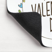 Eenvoudige Happy Valentijnsdag, weesdag | Mousepad Muismat (Hoek)
