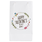 Eenvoudige Happy Valentine's Day Krans | Cadeautas (Voorkant)