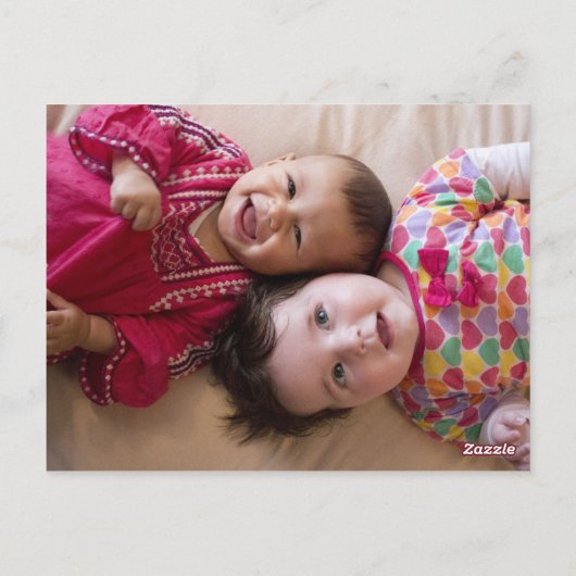 Eenvoudige Happy Valentines Day Photo Briefkaart (Achterkant)