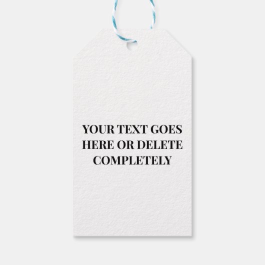 Eenvoudige Happy Valentine's Day Red Heart op wit Cadeaulabel (Achterkant)