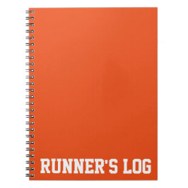 Eenvoudige hardloop logboek basis kleuren notitieboek