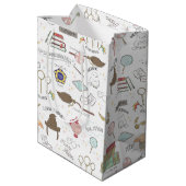 Eenvoudige Harry Potter Baby Shower Midden Geschen Medium Cadeauzakje (Achterkant Gekanteld)