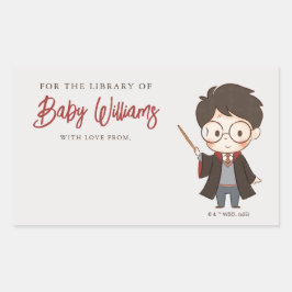 Eenvoudige Harry Potter Baby Shower Rechthoekige Sticker