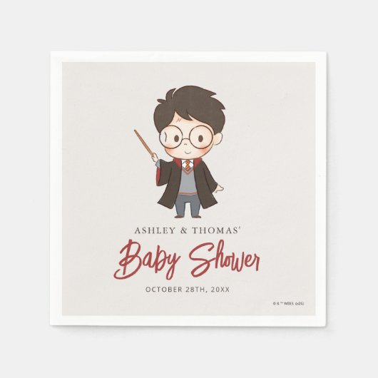 Eenvoudige Harry Potter Baby Shower Servet (Voorkant)