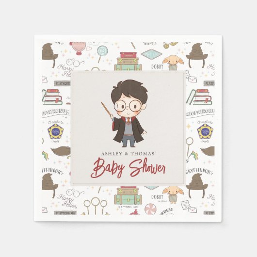 Eenvoudige Harry Potter Baby Shower Servet (Voorkant)