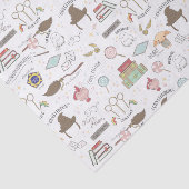 Eenvoudige Harry Potter Baby Shower Tissuepapier (Detail)