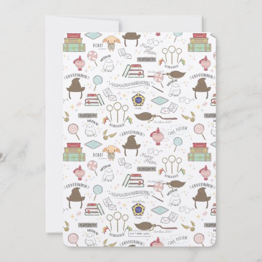 Eenvoudige Harry Potter Baby Sprinkle Kaart (Achterkant)