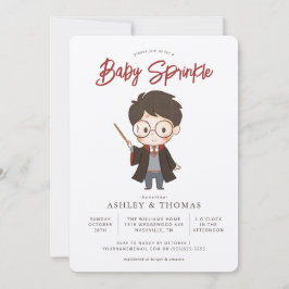 Eenvoudige Harry Potter Baby Sprinkle Uitnodiging