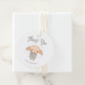 Eenvoudige Harry Potter - Dobby Baby Shower Bedankjes Labels (In situ)