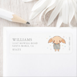 Eenvoudige Harry Potter - Dobby Baby Shower Etiket