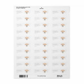 Eenvoudige Harry Potter - Dobby Baby Shower Etiket (Full Sheet)