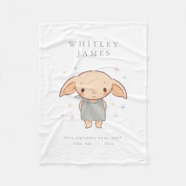Eenvoudige Harry Potter - Dobby Baby Shower Fleece Deken