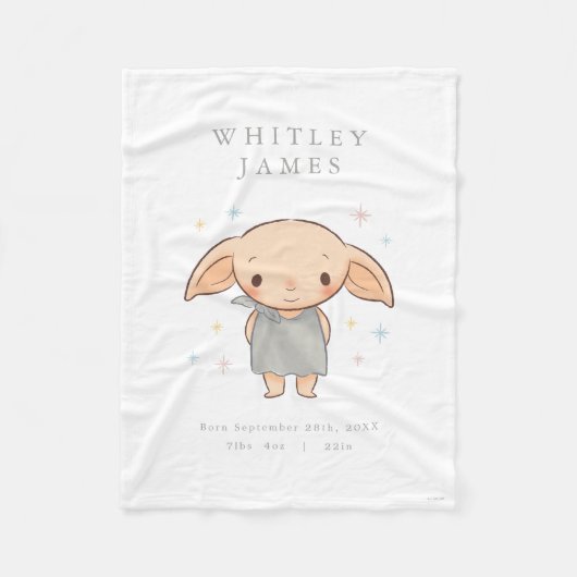 Eenvoudige Harry Potter - Dobby Baby Shower Fleece Deken (Voorkant)