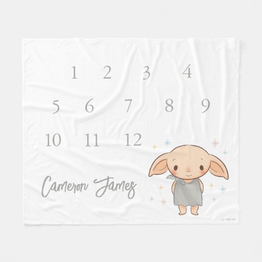 Eenvoudige Harry Potter - Dobby Baby Shower Fleece Deken (Voorkant (Horizontaal))