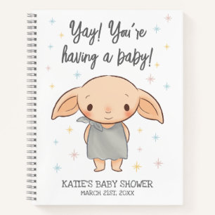 Eenvoudige Harry Potter - Dobby Baby Shower Notitieboek