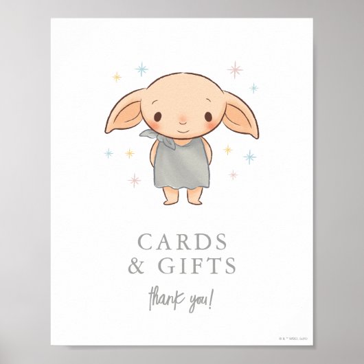 Eenvoudige Harry Potter - Dobby Baby Shower Poster (Voorkant)