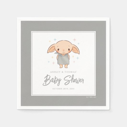 Eenvoudige Harry Potter - Dobby Baby Shower Servet (Voorkant)